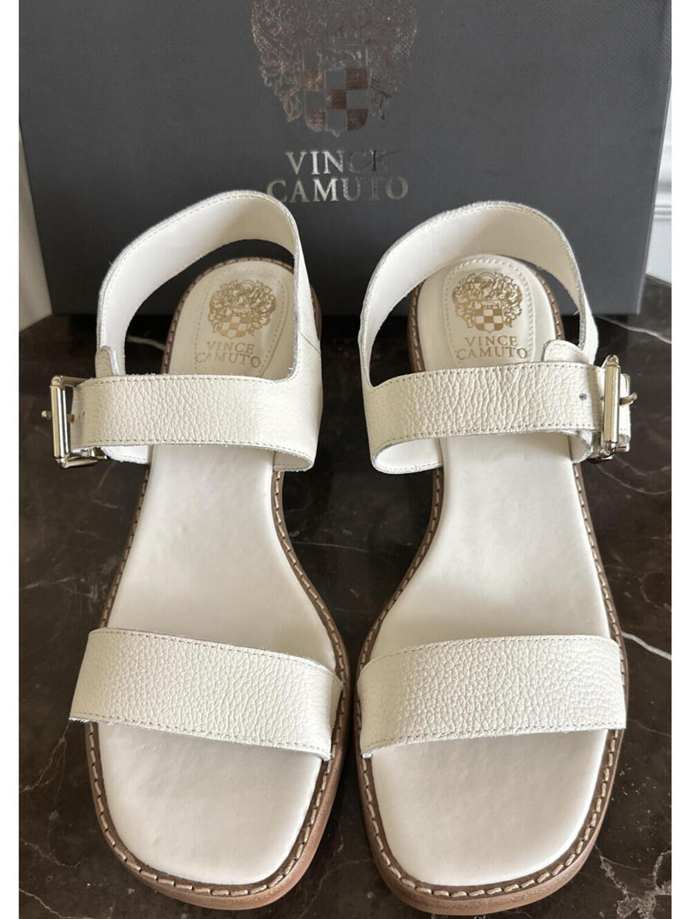 Vince Camuto womens Candice Creamy White Size 10 Shoes